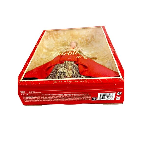 Holiday Barbie 2014 Xmas Red Ballgown 11 in Fashion Doll Blonde Hair New Sealed - Picture 3 of 5